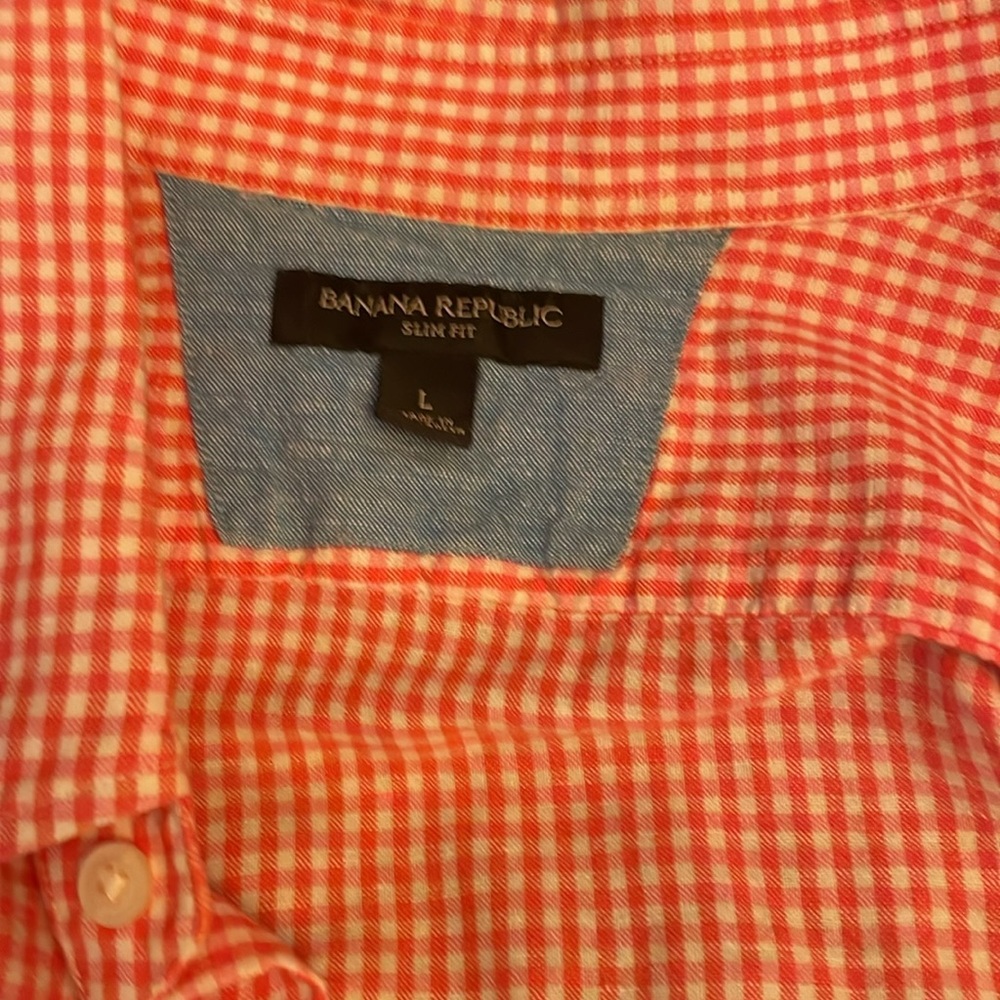 Large Banana Republic linen/cotton long sleeve shirt - Picture 4 of 5
